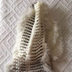Brand New infinity scarf ombré grey & cream